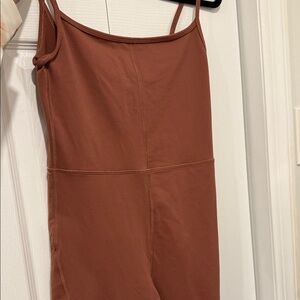 ARTIZIA NWOT Rust Brown Sleeveless Jumpsuit